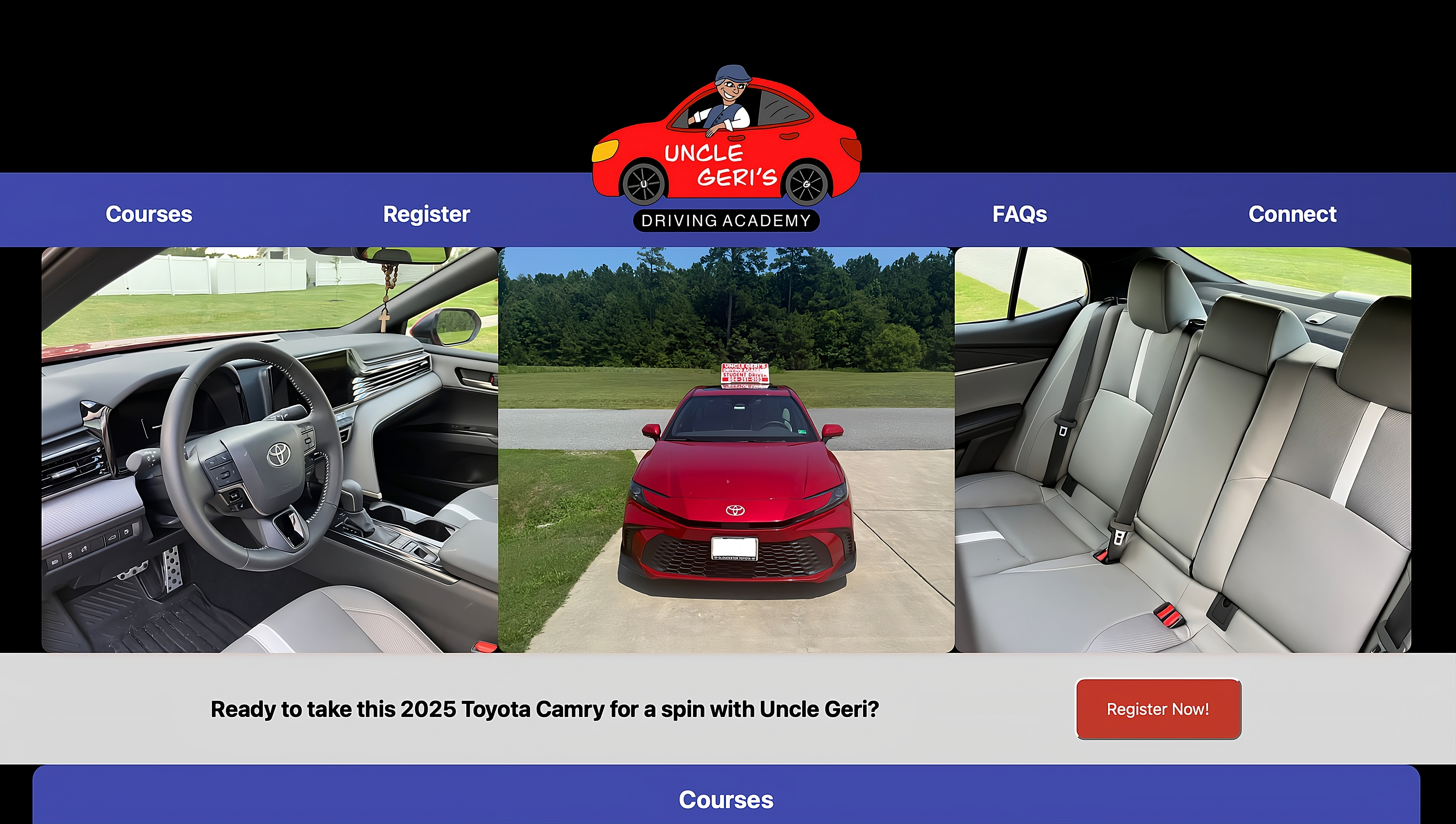 Uncle Geri's Driving Academy Home Page